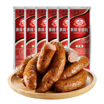 (Store live broadcast) Qiu Lin Ridaus authentic Harbin red sausage 80g * 6 Northeast specialty sausages