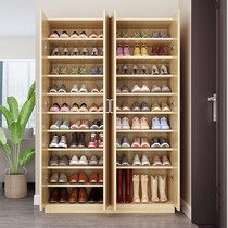 Shoe household mass about 2 m high and 1 8-metre-high solid wood multilayer wardrobe balcony storage storage cabinets custom