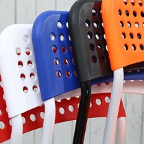 Student household plastic chair dining chair adult stool office chair simple back chair computer chair plastic stool
