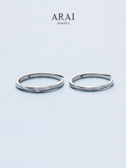 ARAI Sterling Silver Couple 링 틈새 틈새 디자인 99 피트 실버 서클 선물 제안 링 1 쌍 조절 가능 ARAI Sterling Silver Couple 링 틈새 틈새 디자인 99 피트 실버 서클 선물 제안 링 1 쌍 조절 가능