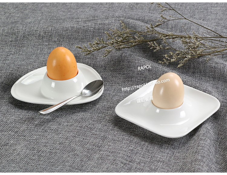 Dense Eggs ceramic European cup egg egg cup holder frame table place egg cup creative building a lovely