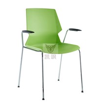 Kai Sa simple PP office chair Conference room staff office chair with armrest Reporter chair Reading chair Export negotiation chair