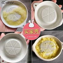 Manual Grinders Mashed Garlic Ware Domestic Ginger Garlic Grinders Ceramic Japan Kitchen Accessories Mashed Mashed Garlic Clay Deity
