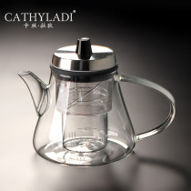 Cathyladi Rotary filter Glass Teapot Household tea water separation liner Health pot Electric pottery stove Tea maker