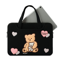 Korean cute cartoon tablet tote bag storage bag is suitable for Apple Ipad 9.7 inch air3 10.5 women
