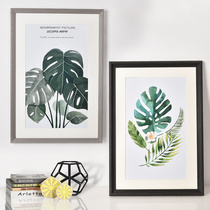 Simple solid wood photo frame hanging wall 36 inch 8K24 inch a4A3 framed picture frame outer frame supports customized size