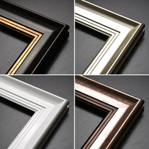 Oil painting frame framing digital oil painting mounting support custom size frame photo frame hanging wall retro painting frame framing