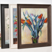 European-style solid wood oil picture frame number 30*40*50*60*70*80*90 photo frame frame frame frame frame