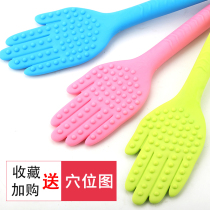 Pap Sha board health elderly beat the back device hit the massage stick fitness hand-held Meridian board beat sand board silicone