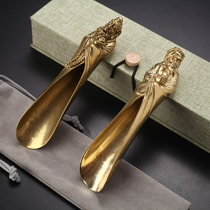 Pure copper dharma teaspoon Handmade tea spoon Tea shovel Tea ceremony zero with Copper six gentlemen Kung Fu tea accessories