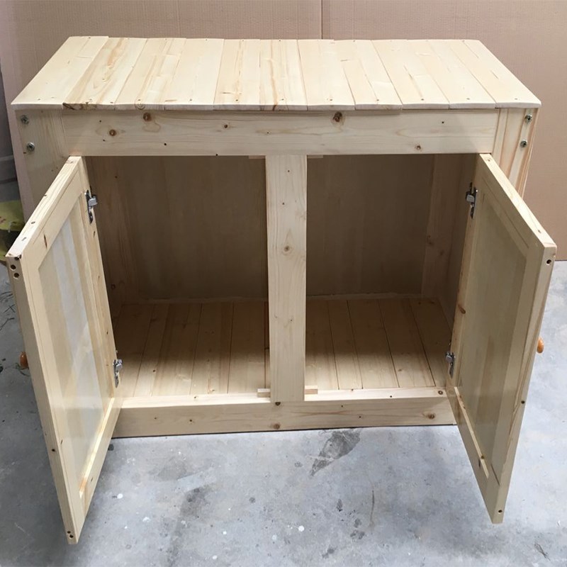 Solid wood fish tank bottom ark, pine grass cylinder tank chassis base shelf customized package mail aquarium mortise and tenon be waterproof paint