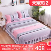 New soft active sanding thickened skin-friendly princess wind bed skirt European lace bedspread bed skirt 1108p