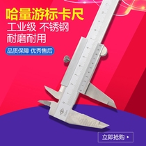 Halong industrial grade vernier caliper 0-150-200-300mm mechanical carbon steel high precision stainless steel caliper