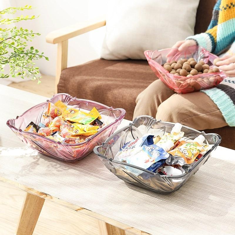 Fruit bowl home sitting room tea table plate plate red northern wind mini Fruit Fruit basket European deep j