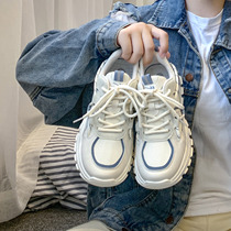 Back Force Old Daddy Shoes Women Harbor Wind 2022 Fall New Autumn Winter Thick Bottom Ins Tide Sports Shoes Spring And Autumn Womens Shoes