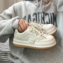 Back Force Summer Bulk Shoes Thick Bottom Small White Shoes Women 2021 New Spring Autumn Day Family Spring Board Shoes and Insuration Ugly