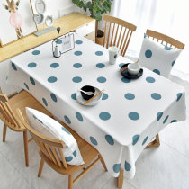 Nordic tablecloth waterproof oil-proof and anti-scalding disposable TPU Net red tablecloth desk ins student coffee table mat fabric