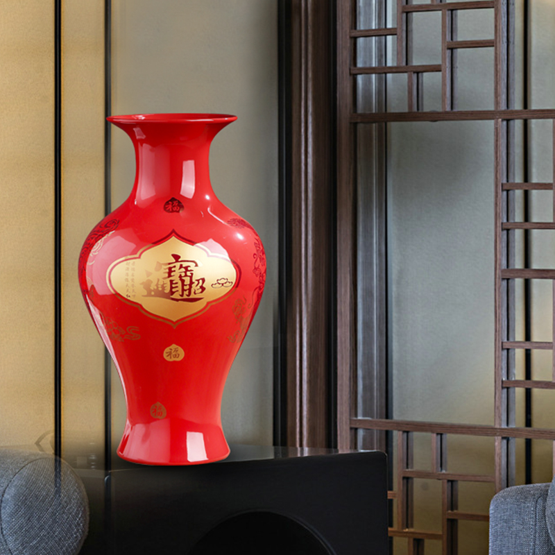 Jingdezhen ceramics maxim vase furnishing articles home sitting room ark, flower arranging device joker mesa adornment