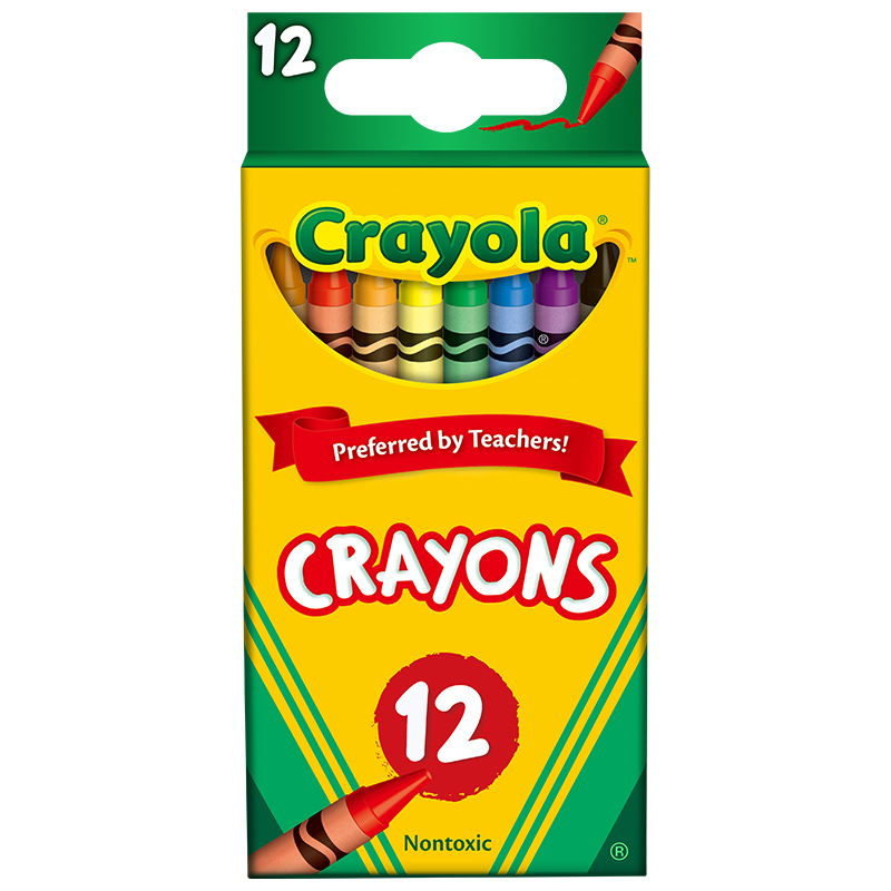 Crayola 绘儿乐 12色彩色蜡笔套装