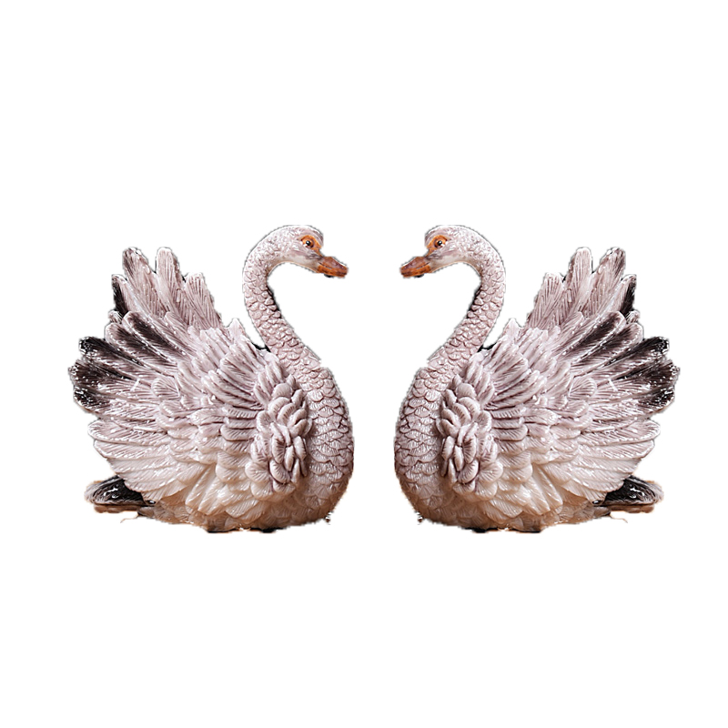 Tea pet discoloration of the mythical wild animal swan Tea tray was creative accessories accessories for its ehrs play Tea Tea Tea set furnishing articles