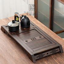 Great dream building high-end black sandalwood solid wood tea tray home utilitt tea furniture suit modern office will living-room tea table