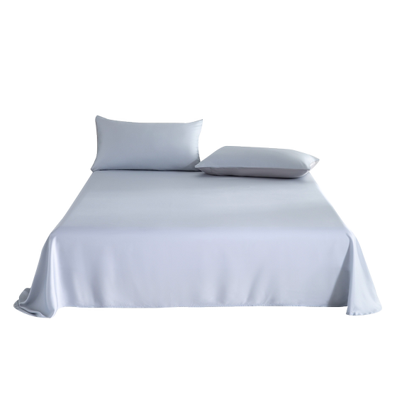 Class A 60S Light Shelter Lentini Antibacterial Solid Color Bedding Single-piece Summer Ice Silk Double Bedding Class A 60S Light Shelter Lentini Antibacterial Solid Color Bedding Single-piece Summer Ice Silk Double Bedding