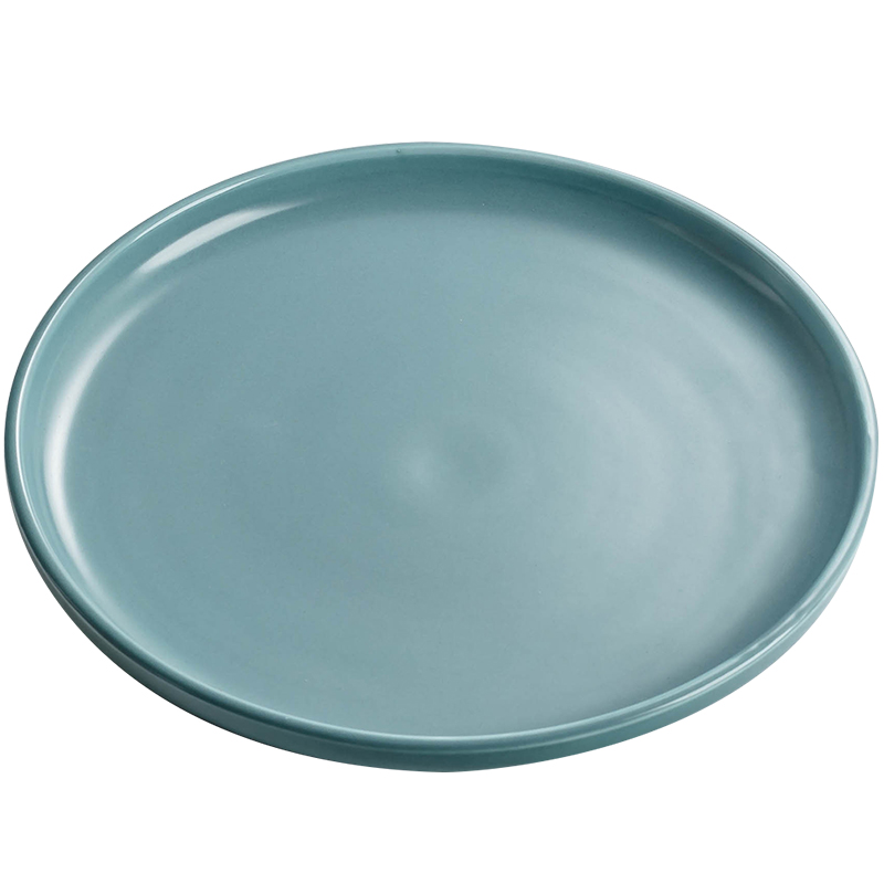 Breakfast dishes color during the quotation candy circular creative Nordic net household ins serving dish wind plate ceramic plates