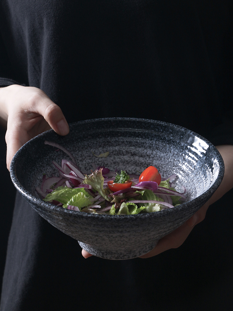 Special 1 eat noodles ltd. household hat pavilion Japanese ceramic bowl large bowl bowl taste soup bowl such as always