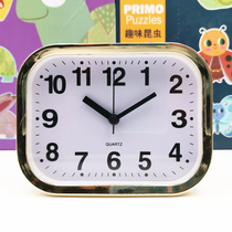 Simple fashion creative small alarm clock Students with childrens special alarm Bedside personality multi-function mini clock watch