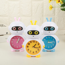 Cute cartoon creative personality small alarm clock for students with childrens special boy girl bedside desktop clock ornaments