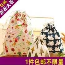 Storage small cloth bag corset pocket drawstring cute toy cloth bag small cloth bag underwear fresh towel hand-held fabric