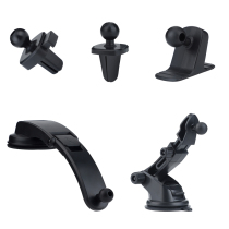 Universal Air Outlet Suction Cup Car Mobile Phone Clips Head Accessories 360 On-board Air Conditioning Replacement Bracket Base Universal