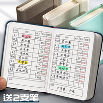 Cash Diary Book A7 Carrying Portable Mini Pocket Hand Account Details Breakdown of Daily Family Expenditure Finance and Credit Book Flowing Income and Expenditure Book