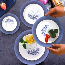 Plate Home Creative Watermelon Fruit Pan Commercial Plastic Fruit Pan Restaurant Melamine Cutlery Fish Stab Six-inch Small Saucer