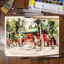 Artisanal Watercolor Painting Character Color Water Powder Scenery Oil Painting Color Lead Photo Custom Portrait Sketching Like Pure Hand Plotter