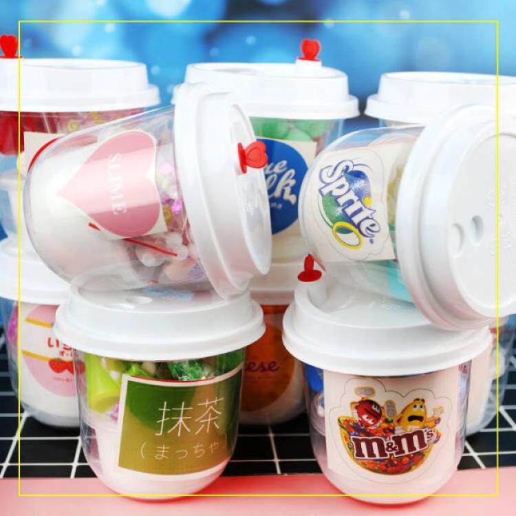 起泡胶套装盒珍珠奶茶胖胖杯乐趣杯奶泡史莱姆手工diy套装水晶泥