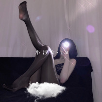 Sexy Oil Bright Silk Stockings Women Silk Slide Tight To Pantyhose Conjoined Spice Open Gear Free of Temptation Black Silk Horse Oil Socks