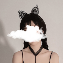 Sweet and cute cat ears Rabbit Ears Lace Hair Hoop Role-playing Get-together Performance Props