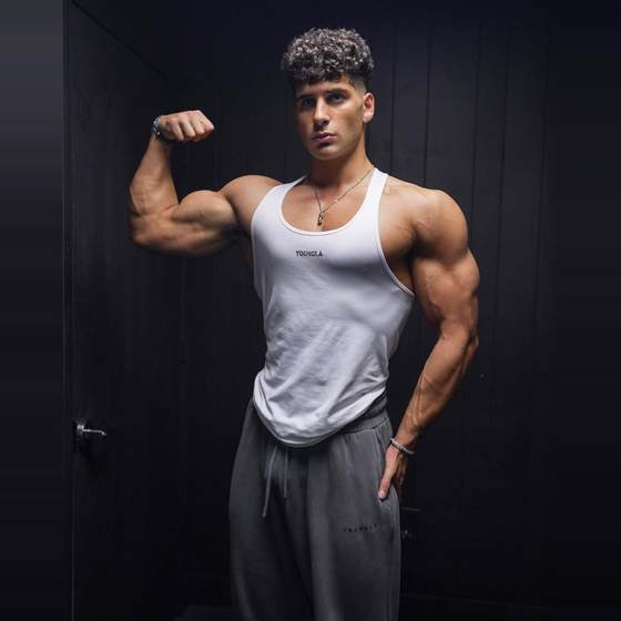 YLA exports American men's fitness, thin belt tight vest, silver ion antibacterial, quick-drying, breathable elasticity
YLA exports American men's fitness, thin belt tight vest, silver ion antibacterial, quick-drying, breathable elasticity