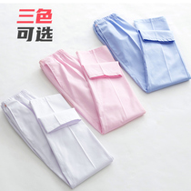Nurse pants Children Four Seasons White Loose Pink Blue Winter Style Big Code Men Tight Waist Long Pants Working Pants Suit