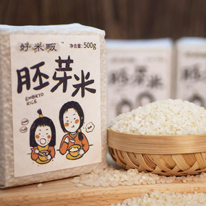 好米畈宝宝胚芽煮粥米婴儿童幼儿营养辅食五谷物大米500g