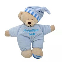 Doll cute cartoon plush doll baby sleep with soothe teddy bear puzzle early education happy baby