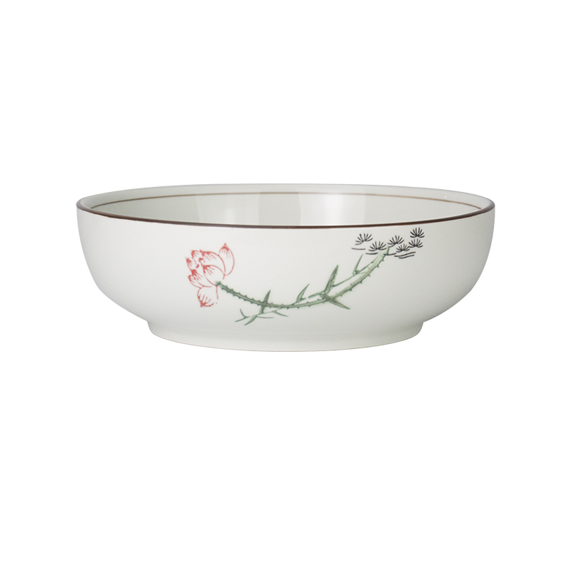 Extra - large ceramic bowl rainbow such as bowl of soup basin domestic large bowl of sour pickled cabbage boiled fish bowl hair "prosperous bowl ltd. tableware