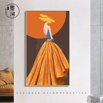 Mohe ×Ms Liu Joint Digital Oil Painting Diy Filled Water Oil Color Manual Painting Painted on Colored Living Hall Decoration