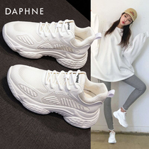 Daphne old daddy shoes womens shoes 2022 new spring summer breathable 100 hitch a little white shoes casual sneakers