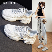 Daphnes old daddy shoes womens shoes 2022 Spring new 100 hitch-free sports casual little white shoes wins
