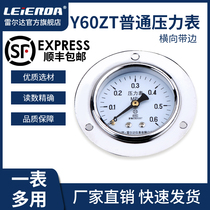 Leierda instrument Axial side pressure gauge Axial side pressure gauge Y60ZT hydraulic hydraulic hydraulic vacuum gauge