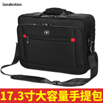 Swiss soldier knife single shoulder bag 15 6 inch 17 inch laptop mens tool large capacity handbag