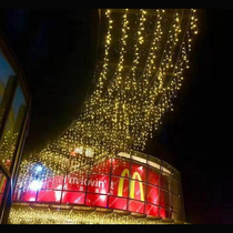 Outdoor Waterproof LED Festoon Lamp Sparkling Ice Strips Light Curtains Light Shop Christmas Decorations Full of Star Decorative Lights