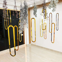 Cross styling bright sheet Hanging Sheet Wedding ceiling Ceiling Roof Roof Decoration Festival Arrangement Pendant Window Mechen